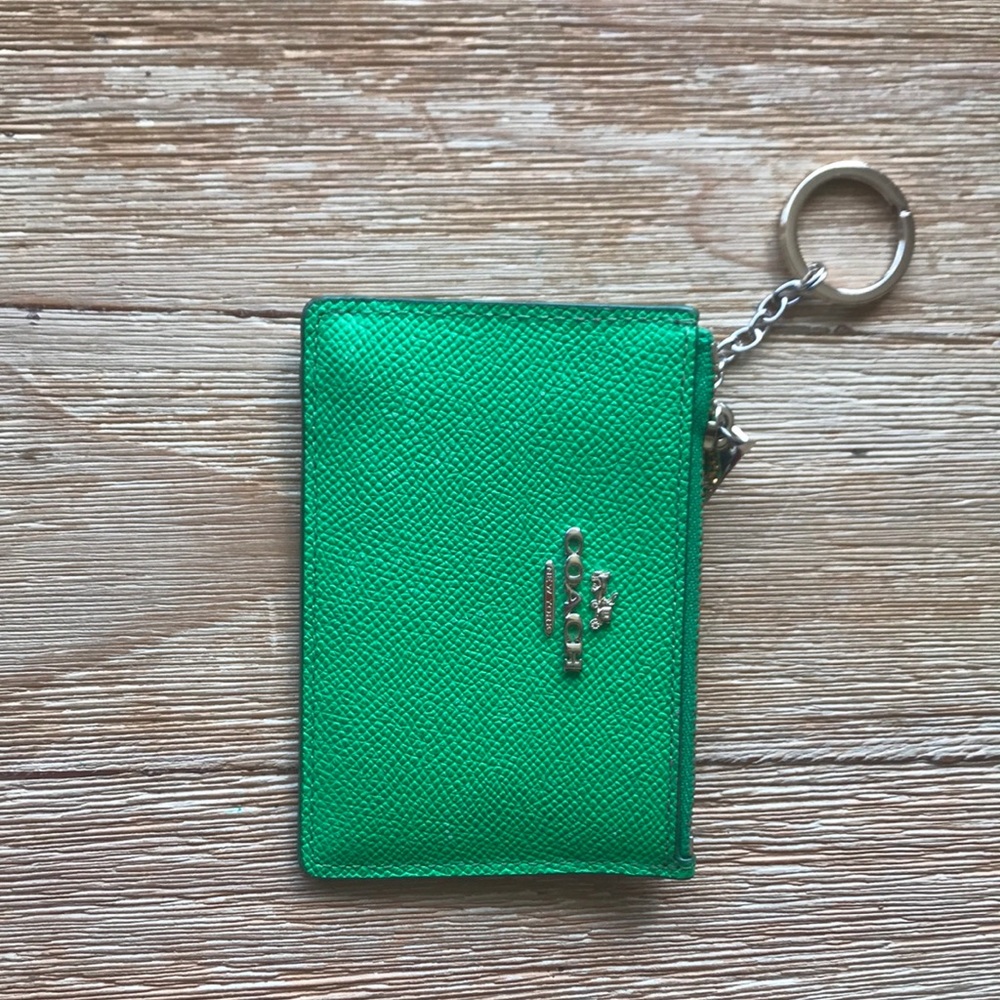 kelly Green coach wallet